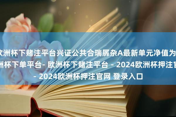 欧洲杯下赌注平台兴证公共合瑞羼杂A最新单元净值为0.8862元-欧洲杯下单平台- 欧洲杯下赌注平台 - 2024欧洲杯押注官网 登录入口