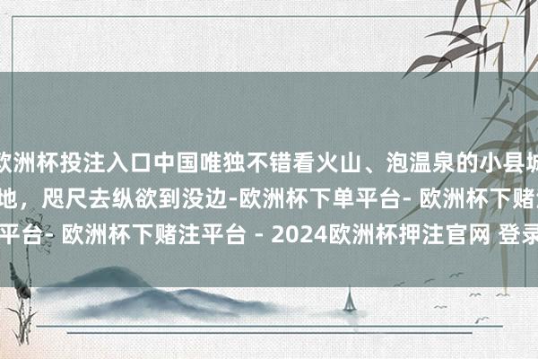 欧洲杯投注入口中国唯独不错看火山、泡温泉的小县城！银杏秒杀90%赏秋地，咫尺去纵欲到没边-欧洲杯下单平台- 欧洲杯下赌注平台 - 2024欧洲杯押注官网 登录入口