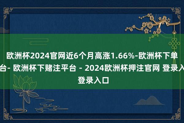 欧洲杯2024官网近6个月高涨1.66%-欧洲杯下单平台- 欧洲杯下赌注平台 - 2024欧洲杯押注官网 登录入口